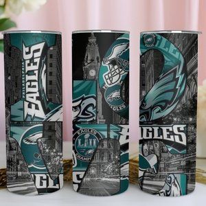 Tumblers 20oz cowboys, eagles and nothing is inpossible with God